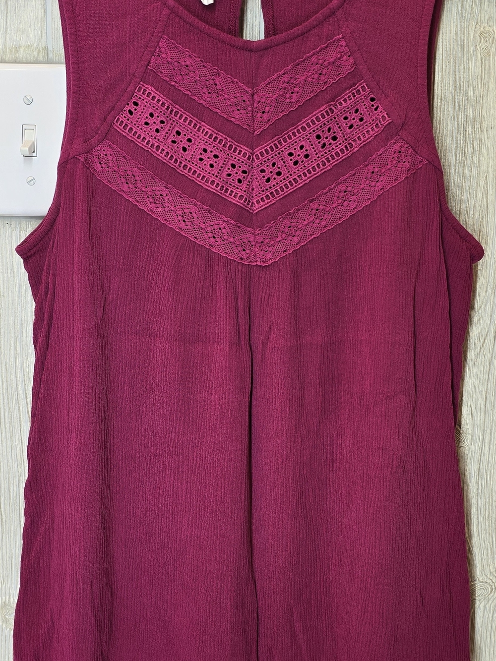 Maurices Bright Fuchsia Knit Tank Top